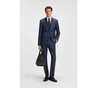 BOSS Abito due pezzi slim fit in lana vergine a quadri - Style H-Huge-2Pcs-253, 50551812 Blu scuro 52