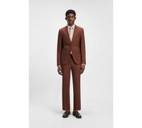 BOSS Abito due pezzi slim fit in lana vergine con micromotivo - Style C-Holston-2Pcs-253, 50546089 Marrone 106