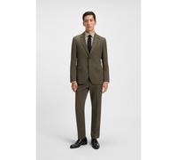 BOSS Abito due pezzi slim fit in misto lana a spina di pesce - Style H-Houston-2Pcs-252, 50551863 Marrone 98