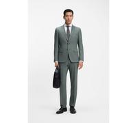 BOSS Abito due pezzi slim fit in tessuto elasticizzato con micromotivo - Style H-Huge-2Pcs-253, 50557252 Verde 60