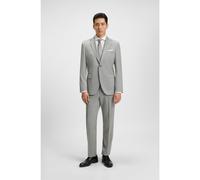 BOSS Abito regular fit in lana vergine con motivo gessato - Style H-Jeckson-2Pcs-253, 50546070 Grigio chiaro 56