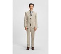 BOSS Abito slim fit in lana elasticizzata a quadri - Style H-Huge-2Pcs-Peak-253, 50546099 Colore neutro 102