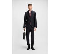 BOSS Abito slim fit in lana vergine a righe - Style H-Huge-2Pcs-253, 50546121 Blu scuro 94