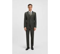 BOSS Abito tre pezzi slim fit in lana elasticizzata a motivi - Style H-Huge-3Pcs-253, 50551768 Marrone chiaro 98