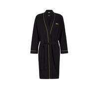 BOSS Accappatoio BOSS Classic con logo a contrasto small Nero