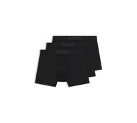 BOSS Active Boxer in microfibra con inserti in rete in confezione da tre - Style BoxerBr 3P Active, 50517814 Nero XS