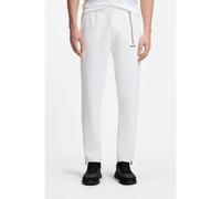 BOSS Active pantaloni della tuta in gabardine elasticizzato termoregolante - Style JT_TOC Game, 50563330 Bianco XL