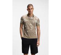 BOSS Active Polo slim fit con motivo jacquard - Style PL_Active Repeat, 50558583 Marrone chiaro M