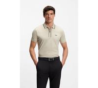 BOSS Active Polo slim fit in cotone elasticizzato con proprietà traspiranti - Style Philix GOC, 50555698 Beige chiaro XS