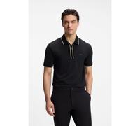 BOSS Active Polo slim fit in cotone elasticizzato con proprietà traspiranti - Style Philix GOC, 50555698 Nero XXL