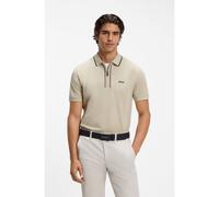 BOSS Active Polo slim fit in cotone elasticizzato con proprietà traspiranti - Style Philix GOC, 50555698 Beige chiaro XXXL