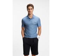 BOSS Active Polo slim fit in jersey a righe elasticizzato in quattro direzioni - Style PL_TOC Serve 1, 50559205 Celeste L