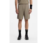 BOSS Active Shorts in tessuto elasticizzato con tasche in rete - Style JT_TOC Game 9 inch, 50563340 Marrone chiaro S
