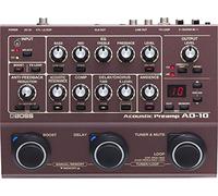 BOSS AD-10 Acoustic Preamp e Pedale Multi-Effetto per Chitarra - Preamplificatore professionale/DI per suonare e registrare con chitarra acustica-elettrificata