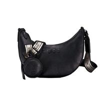 BOSS Addison Halfmoon, Borsa a Tracolla Donna, Black, One Size