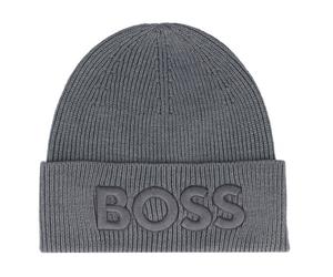 Boss Afox Cappello lavorato a maglia grigio