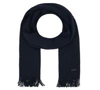 BOSS Sciarpa in lana vergine ecosostenibile con lavorazione Raschel - Style Albas, 50495340 Blu scuro pz.