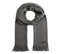 BOSS Sciarpa in lana vergine ecosostenibile con lavorazione Raschel - Style Albas, 50495340 Grigio pz.