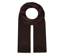 BOSS Sciarpa in lana vergine ecosostenibile con lavorazione Raschel - Style Albas, 50495340 Marrone scuro pz.