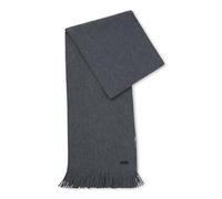 BOSS Sciarpa in lana vergine ecosostenibile con lavorazione Raschel - Style Albas, 50495340 Grigio pz.