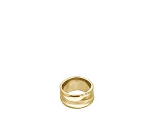 BOSS Anello con motivo increspato - Style RIPPLE, HB1580775 Color oro L