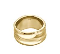 BOSS Anello con motivo increspato - Style RIPPLE, HB1580775 Color oro M