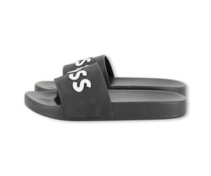 BOSS Aqua Slides Ragazzo, Nero, 36