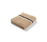 BOSS Asciugamano in cotone con righe tipiche del marchio sul bordo - Style BLINEA Horizon Handtowel 050100, HTOW-BLINEA Beige ONESI