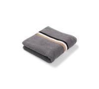 BOSS Asciugamano in cotone con righe tipiche del marchio sul bordo - Style BLINEA Horizon Handtowel 050100, HTOW-BLINEA Grigio ONESI