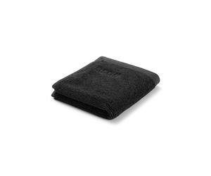 BOSS Asciugamano per il viso in cotone nero con logo ricamato - Style LOFT BlackN Wash towel 030030, WTOW-1013281 Nero ONESI