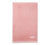 BOSS Asciugamano per ospiti in cotone con logo ricamato a contrasto - Style EDGE Galaxy Guest towel 040, GUEST-EDGE Rosa chiaro ONESI