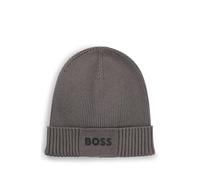 BOSS Asic_Beanie-X Berretto, Light/Pastel Grey56, Taglia Unica Uomo