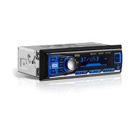 BOSS Audio 611UAB - Ricevitore per auto Bluetooth, USB/MP3/WMA AM/FM, Mech-Less (senza CD/DVD) lettore multimediale, DIN singolo