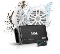 Boss Audio ASK902B.6 Amplificatore Bluetooth a 4 canali, 500 W, con Due Altoparlanti da 180 W