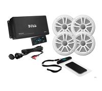 Boss Audio ASK904B.64 4 Canale Amplificatore & 2 Coppie Di 6.5 " Altoparlante