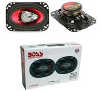 BOSS AUDIO CH4630 CH 4630 diffusori rossi a tre vie 10 x 15 cm 125 watt rms