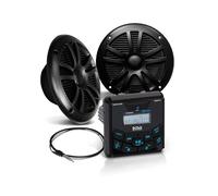 Boss Audio Marine Stereo Package, Square, AM/FM/MP3