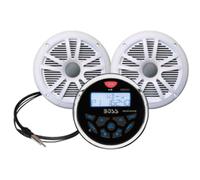 Boss Audio MCKGB350W.6 Marino Stereo 6.5 " Altoparlante Kit Bianco Barca