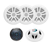Boss Audio MG250W.64 Kit W/MGR150B & 2 Coppie Di MR6W Altoparlanti Barca Marino