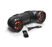 BOSS Audio Systems ATV65BRGB ATV UTV - Sistema audio resistente alle intemperie, altoparlante da 6,5 pollici, tweeter da 1 pollice, audio a gamma completa, amplificatore integrato, bluetooth