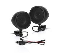 BOSS Audio Systems MCBK425BA - Sistema audio per moto/mountain bike, Bluetooth, altoparlanti da 3", resistente alle intemperie, ingresso ausiliario, controllo del volume