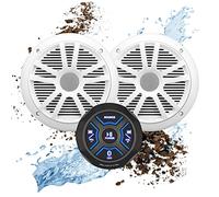 BOSS Audio Systems MG150W.6 Marine Boat Stereo Sound System - Amplificatore 2 Canali, IPX6 Resistente, Bluetooth, USB, Senza Lettore CD
