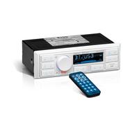 BOSS Audio Systems MR500UAB - Ricevitore radio marino, Bluetooth Audio Streaming e chiamate in vivavoce, porta USB, resistente alle intemperie, lettore MP3 multimediale digitale, senza lettore CD