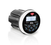 BOSS Audio Systems Ricevitore Stereo per misuratore per Barche Marine MGR350B - unità Principale Bluetooth, nessun Lettore CD Dvd, Amplificatore a 4 canali Integrato, Resistente alle intemperie, USB