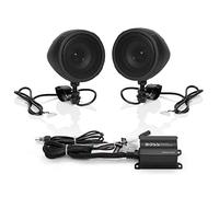 BOSS Audio Systems Sistema di altoparlanti Bluetooth MCBK420B - Amplificatore compatto di classe D, altoparlanti da 3 pollici resistenti alle intemperie, ideale per l'uso con ATV/motociclette