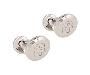 Boss B-Logo Gemelli Ottone 1 cm color argento