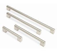 BOSS BAR KITCHEN DOOR HANDLES Doors or Drawers - 128mm to 480mm 7 Sizes Available (160mm) by GTV