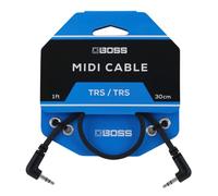 BOSS BCC-1-3535 - 30 cm / 1ft - Cavo MIDI TRS salvaspazio da 3,5 mm