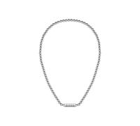 BOSS Beaded necklace in brushed stainless steel with octagonal closure - Style SPHERE, HB1580656 Color argento pz.