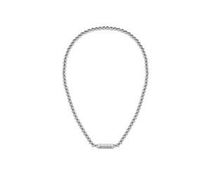 BOSS Beaded necklace in brushed stainless steel with octagonal closure - Style SPHERE, HB1580656 Color argento pz.